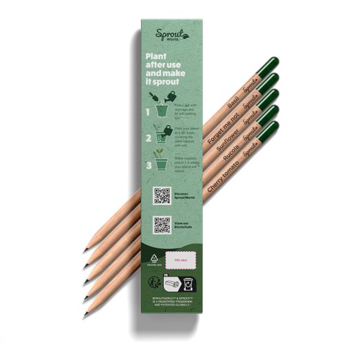 Emballage Sprout – lot de 5 crayons - image 2